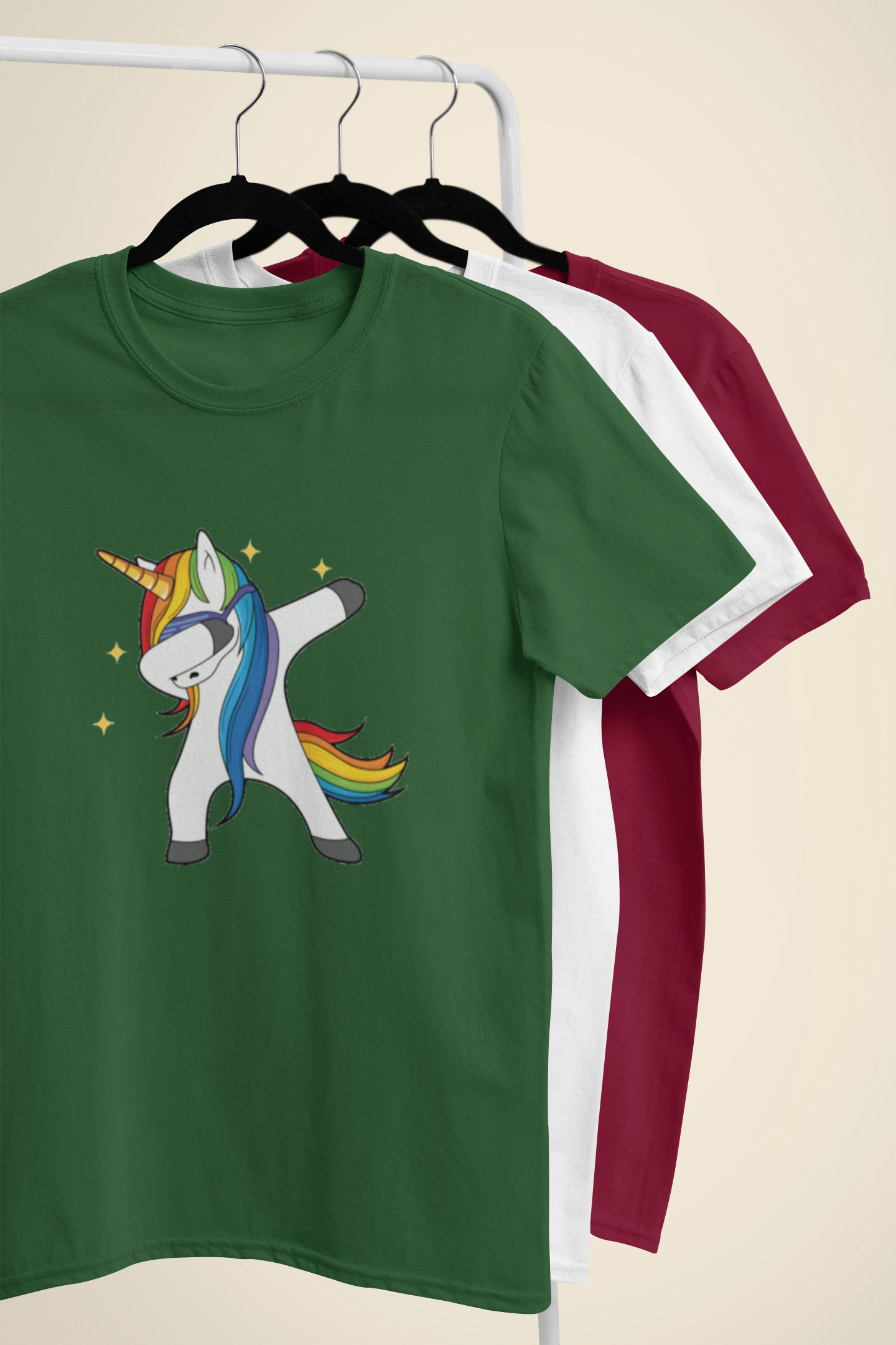 Dabbing Unicorn Tee (Multiple Colors)