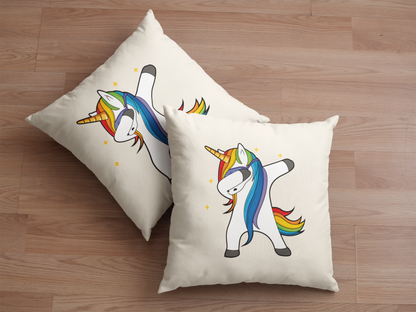 Cushion Cover - Dabbing Unicorn