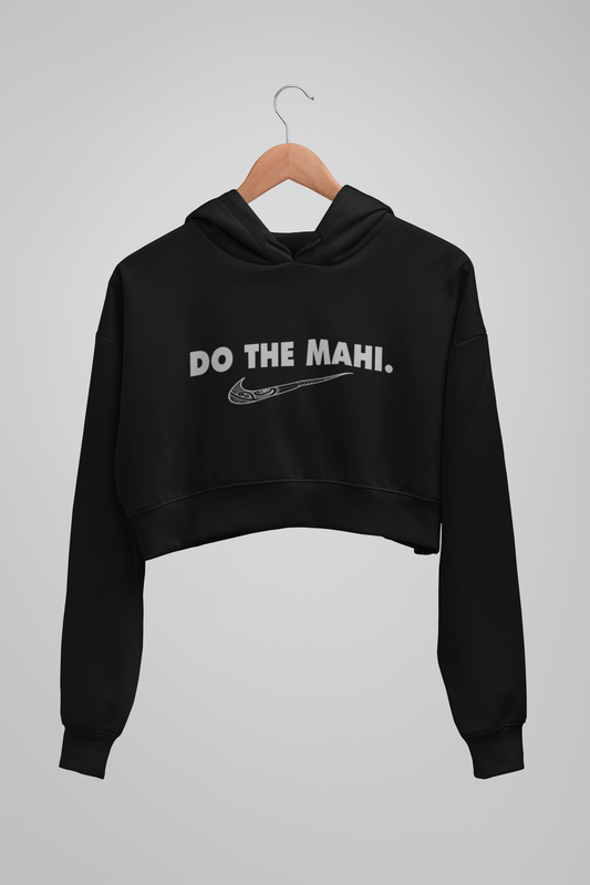 Do The Mahi (silver) Crop Hoodie