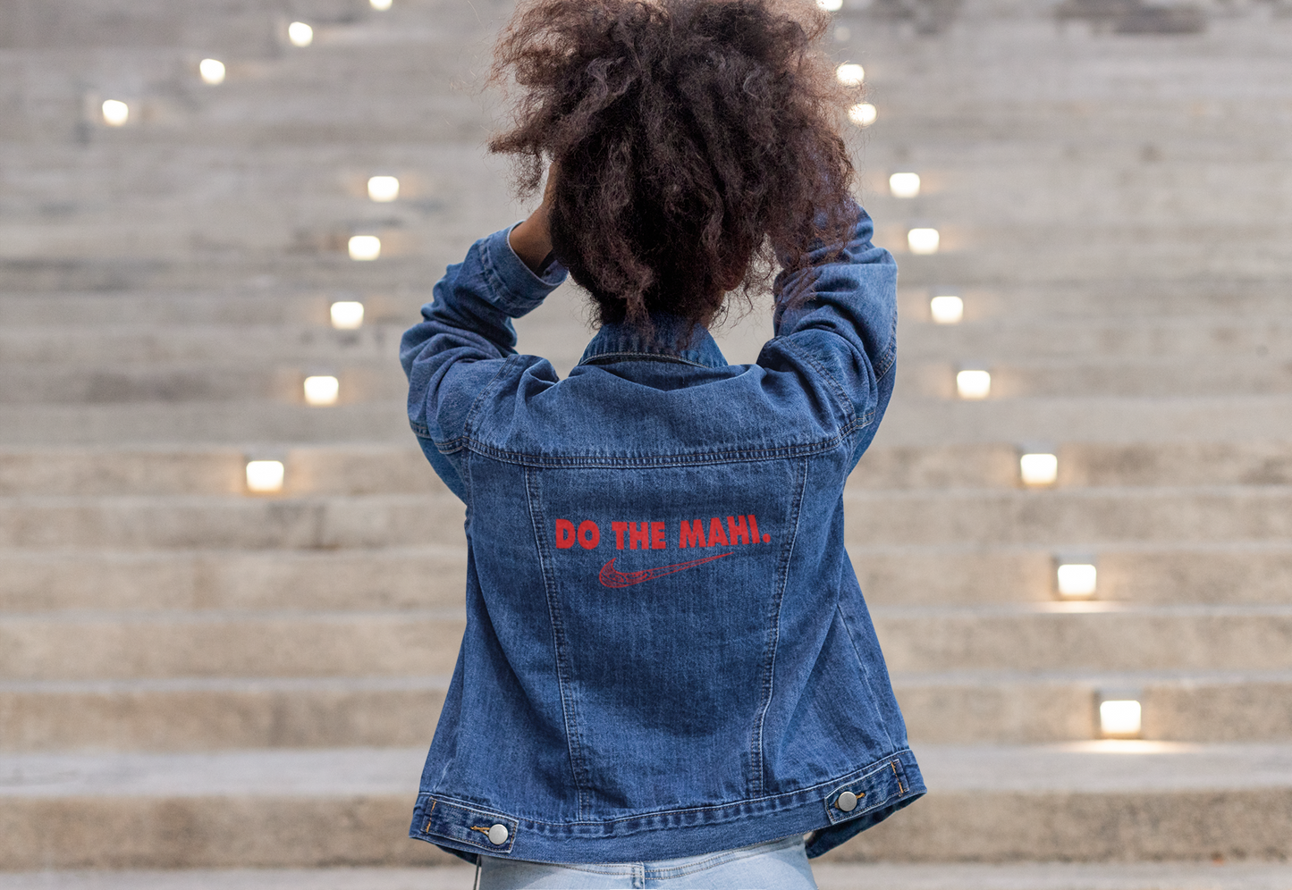 Denim Jacket - Do The Mahi 🗸 (Whero)