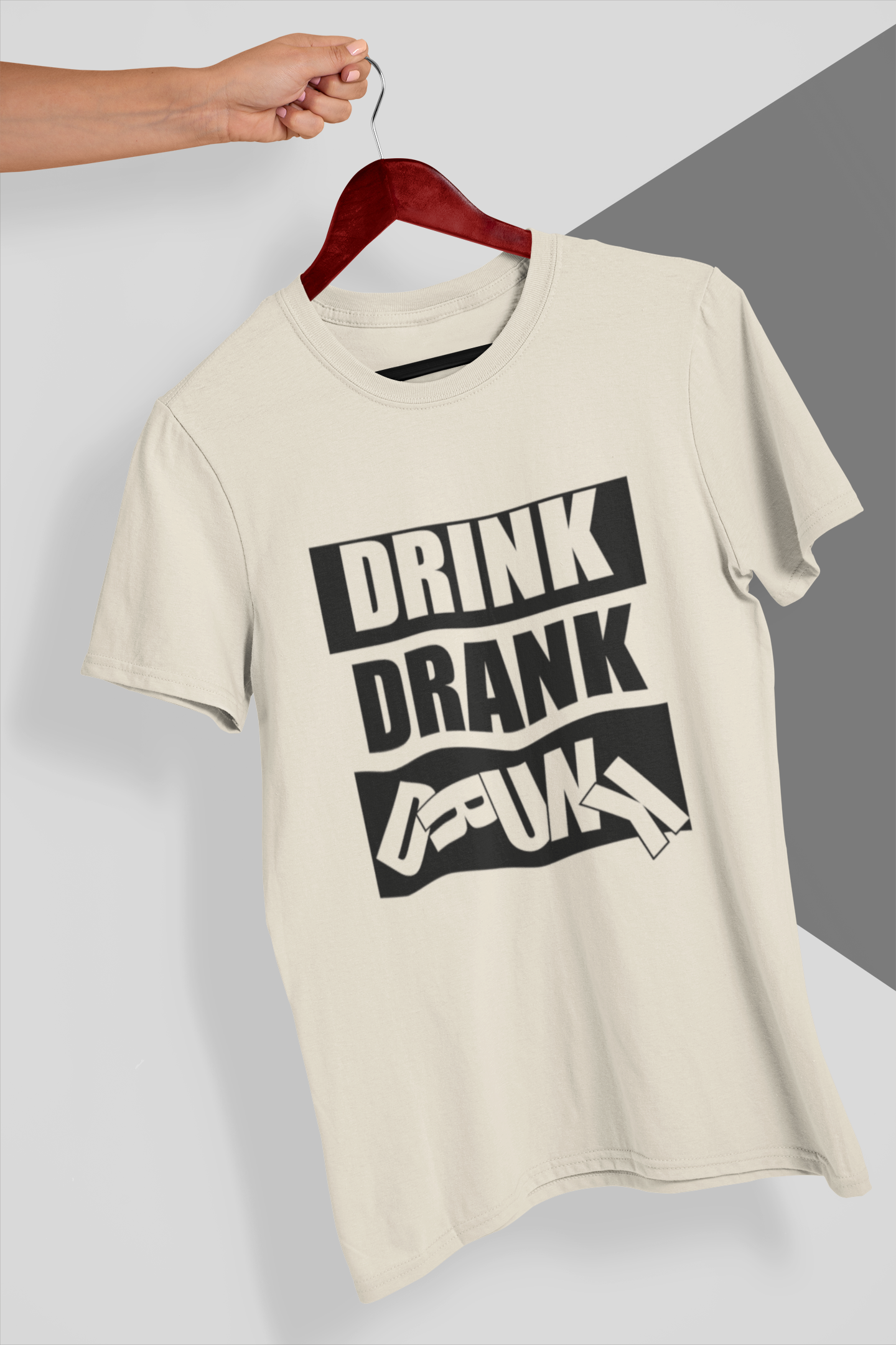 Drink, Drank, DRUNK - Adult Tee