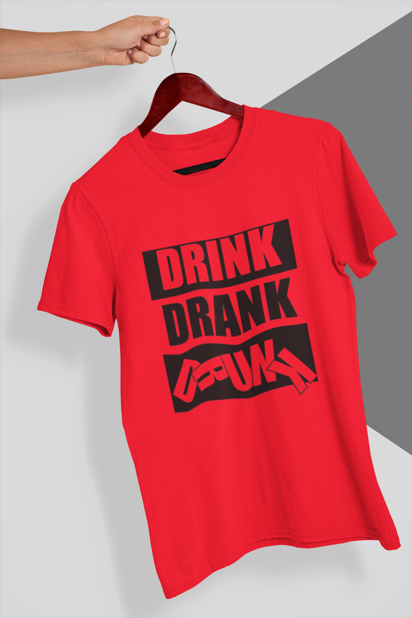 Drink, Drank, DRUNK - Adult Tee