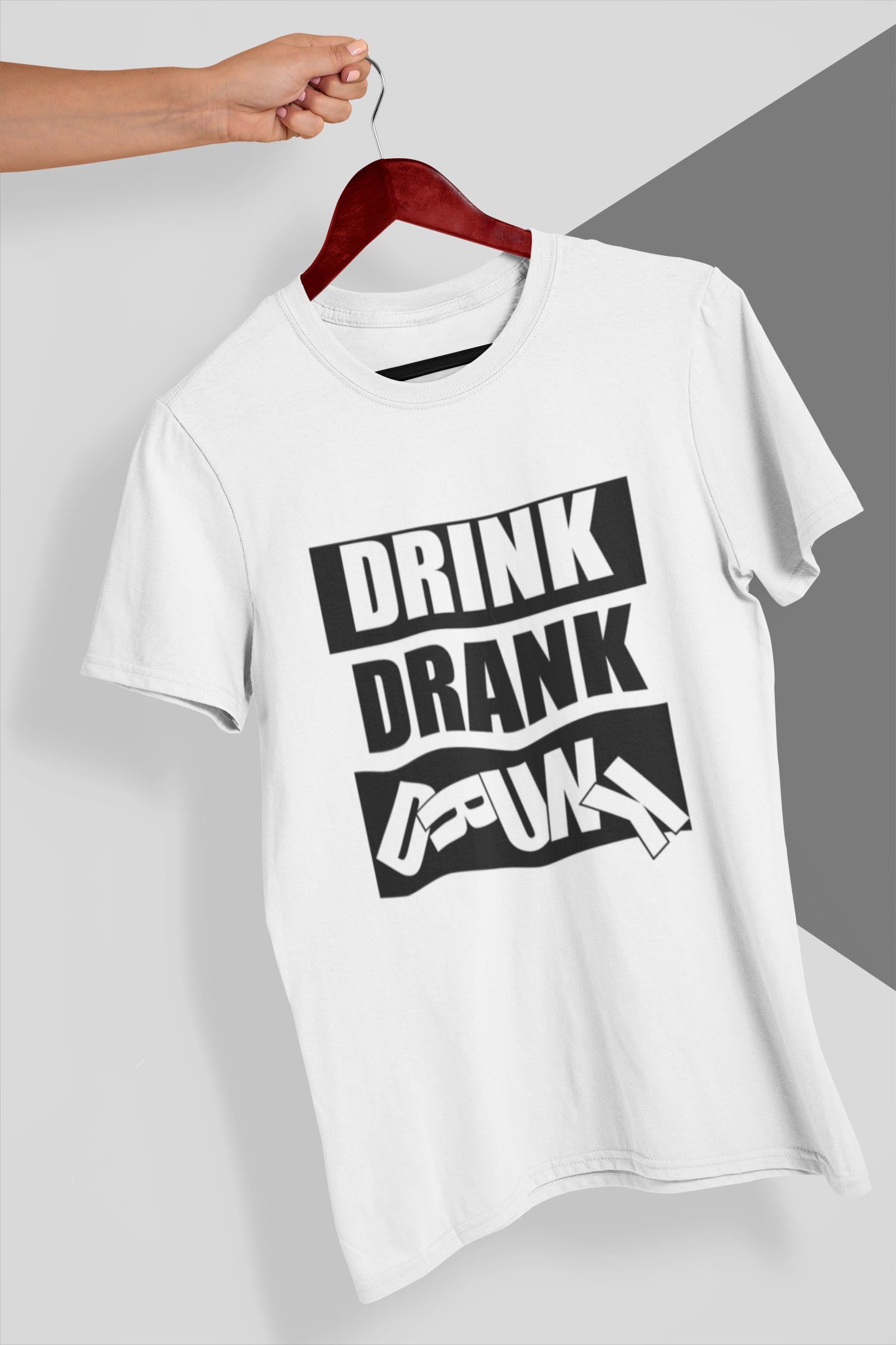 Drink, Drank, DRUNK - Adult Tee