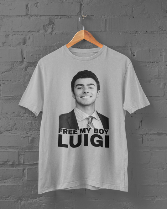 FREE MY BOY LUIGI - ADULT TEE