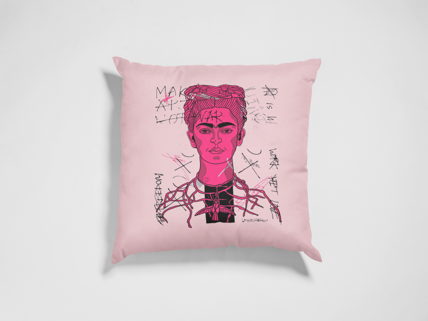 Cushion Cover - Frida K - Graffiti