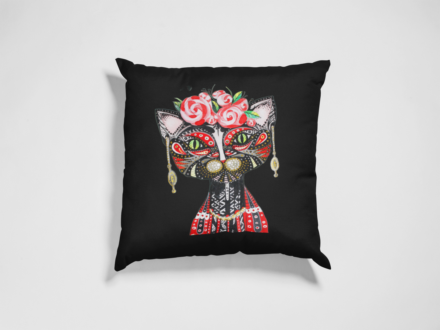 Cushion Cover - Frida K - Gato Estilo