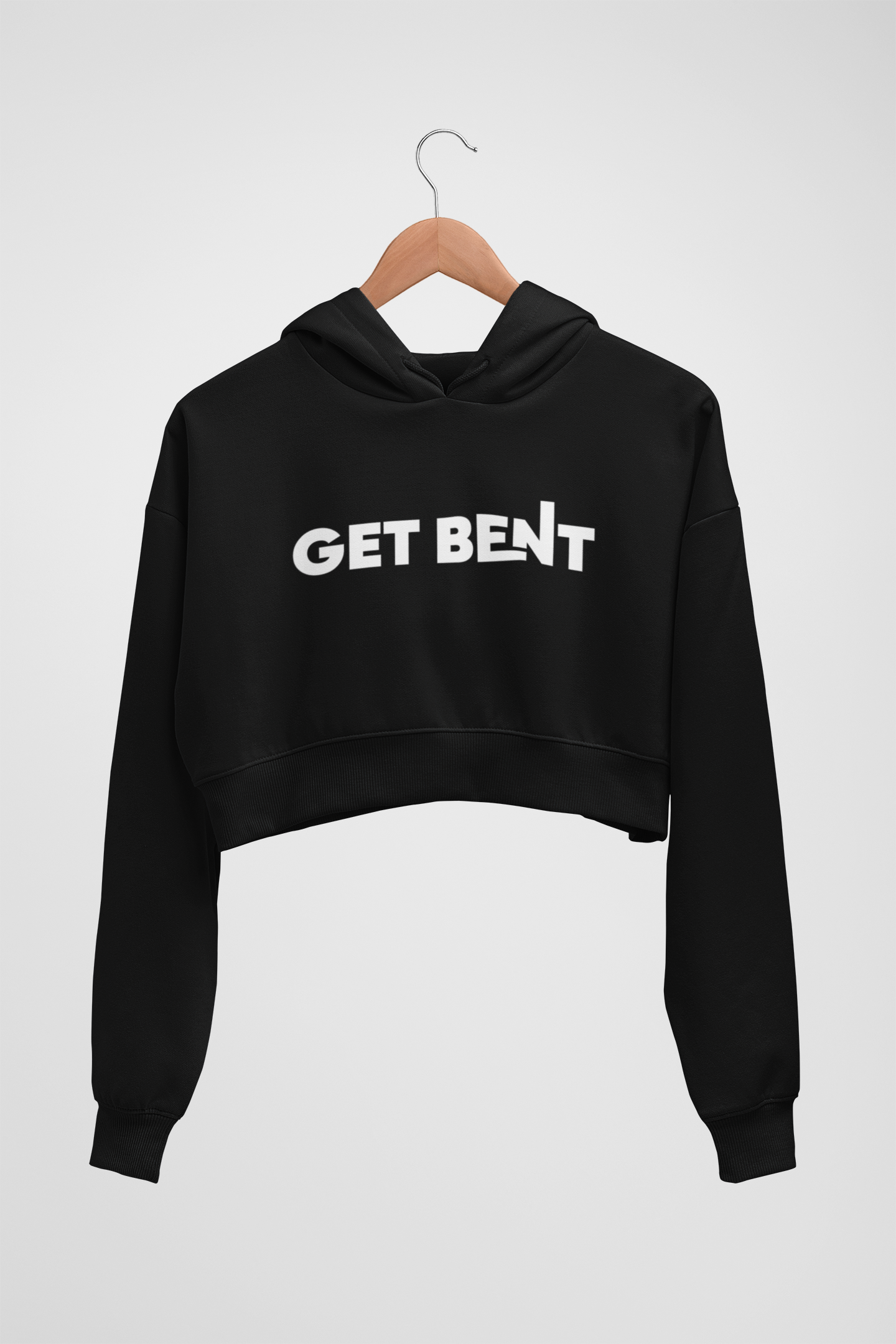 GET BENT - Cropped Hoodie