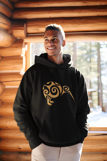 Simply A Kiwi - Gold - Adult Hoodie