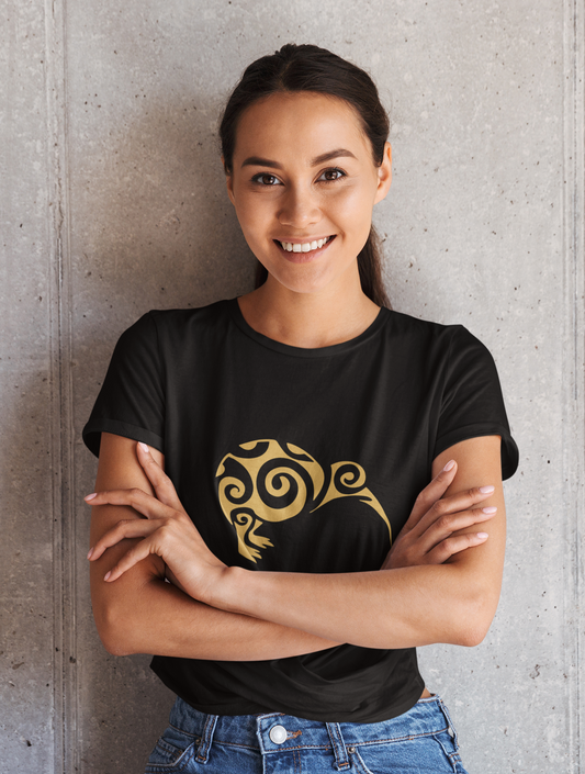 Simply A Kiwi - Gold   - Adult Tee