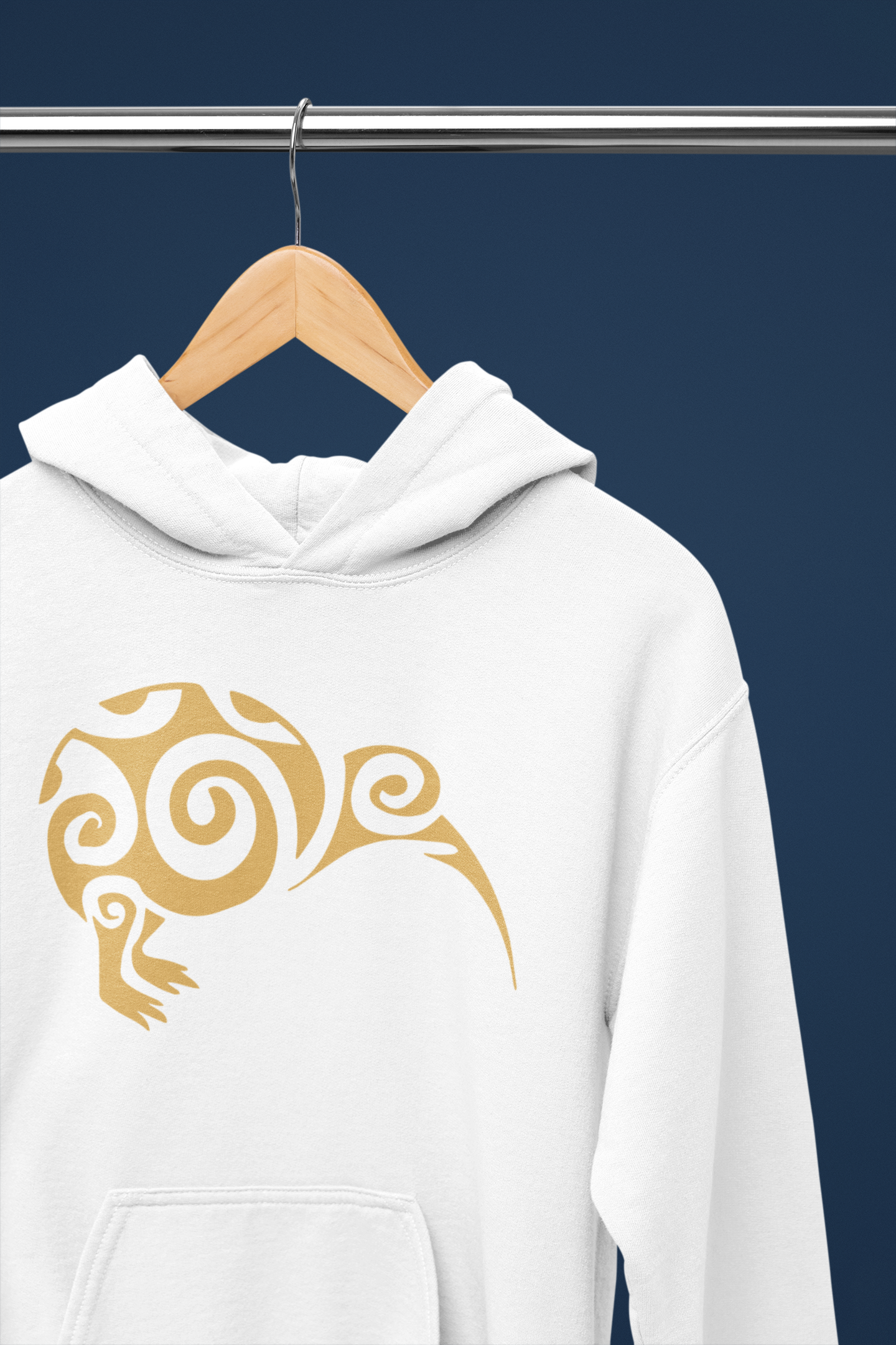 Simply A Kiwi - Gold - Adult Hoodie