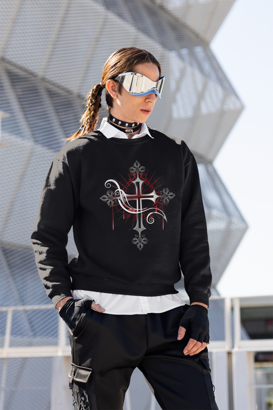 Gothic Cross 2 - Crewneck