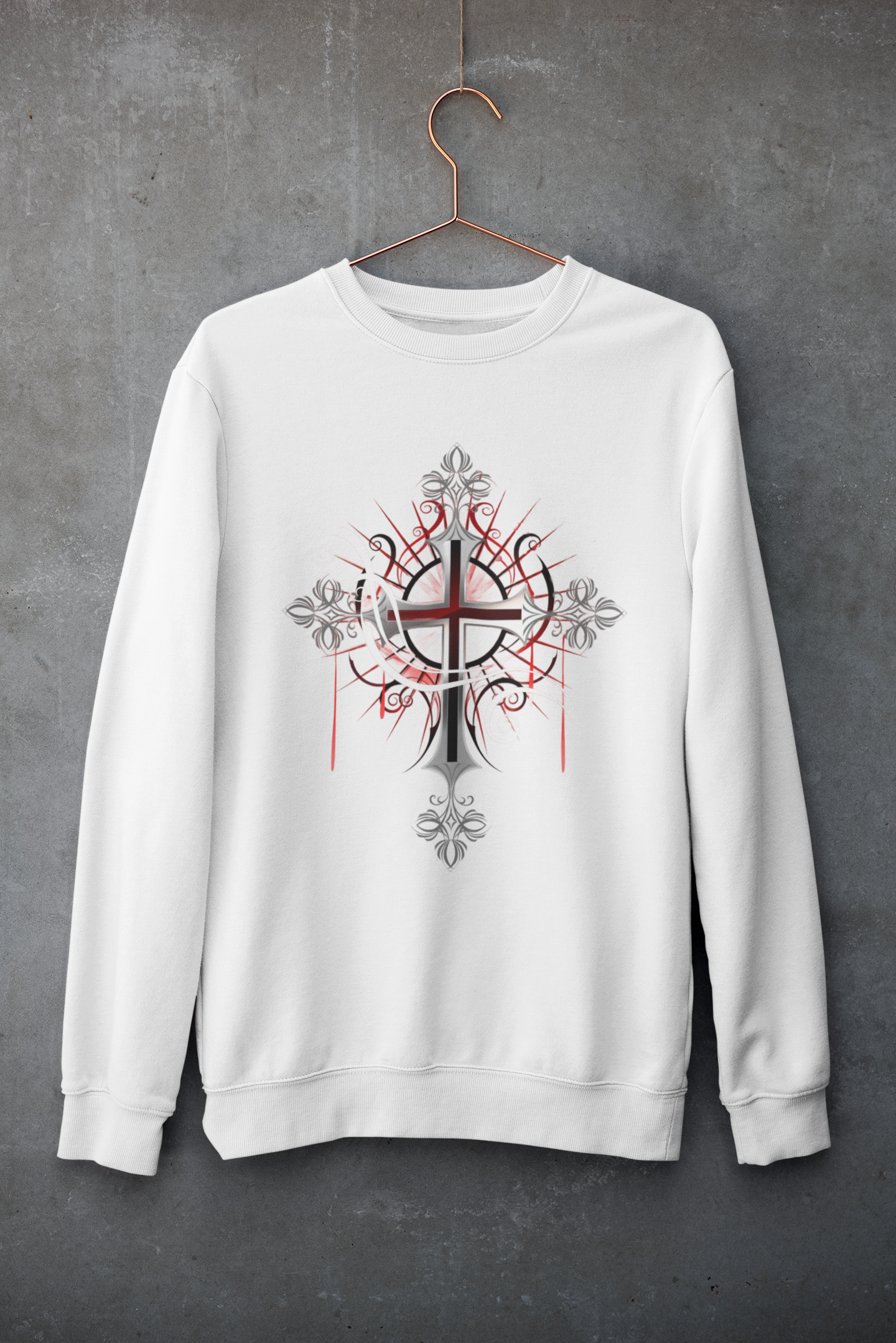 Gothic Cross 2 - Crewneck