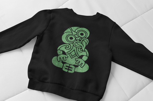 Greenstone Tiki - Kids Crewneck