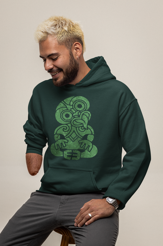 Greenstone Tiki (Front only) - Hoodie