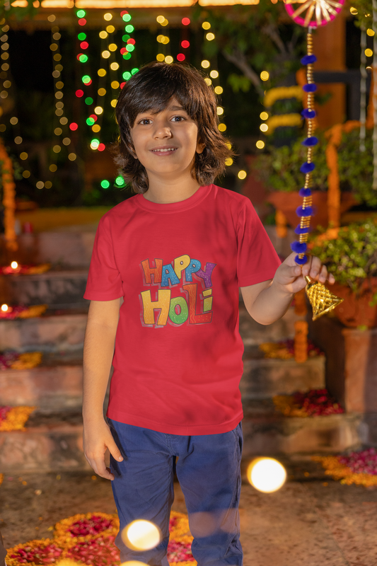 Happy Holi - Kids Tee