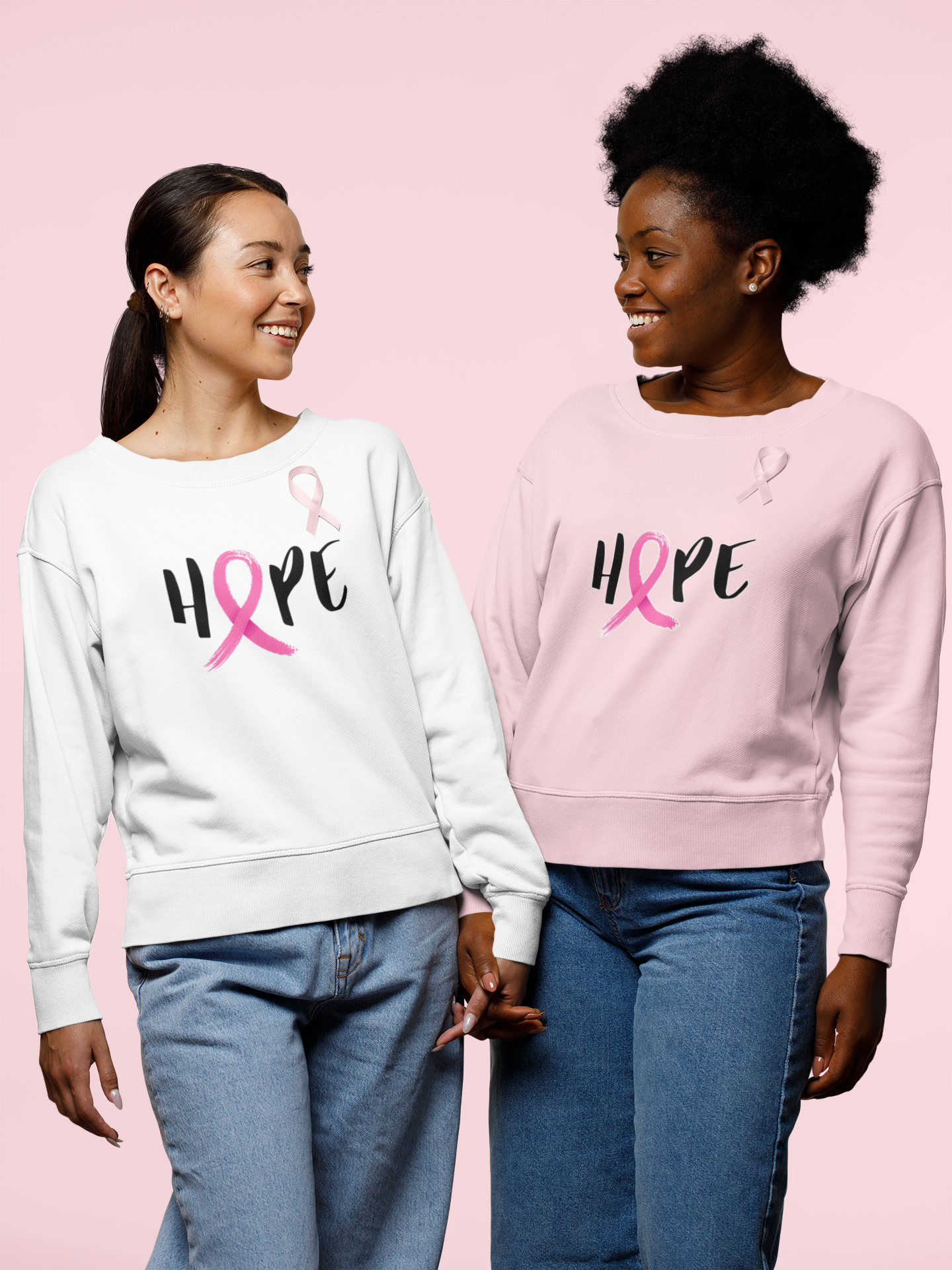 Pink Ribbon Cancer - Crewneck