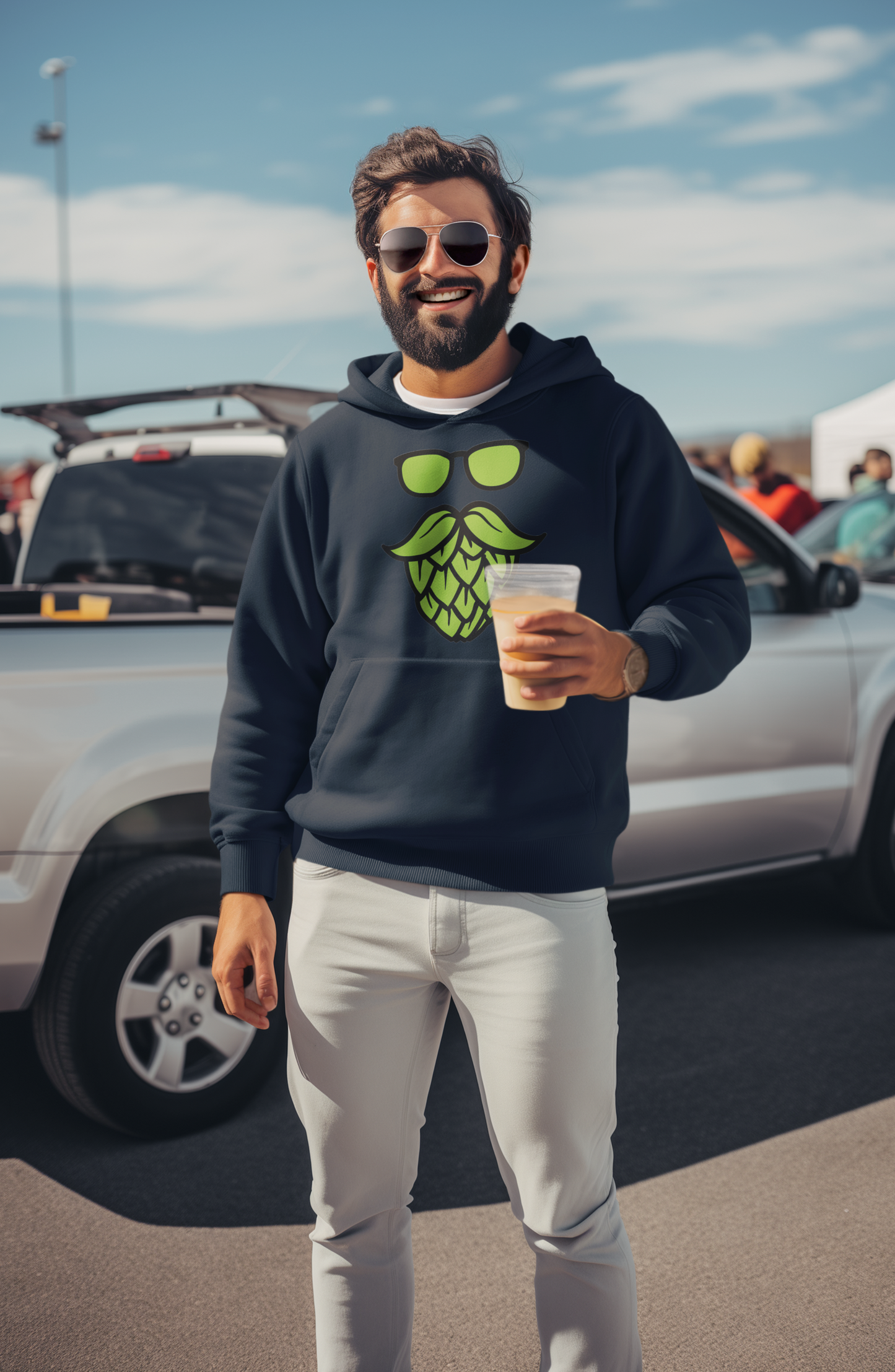 The Hop Man - Adult Hoodie