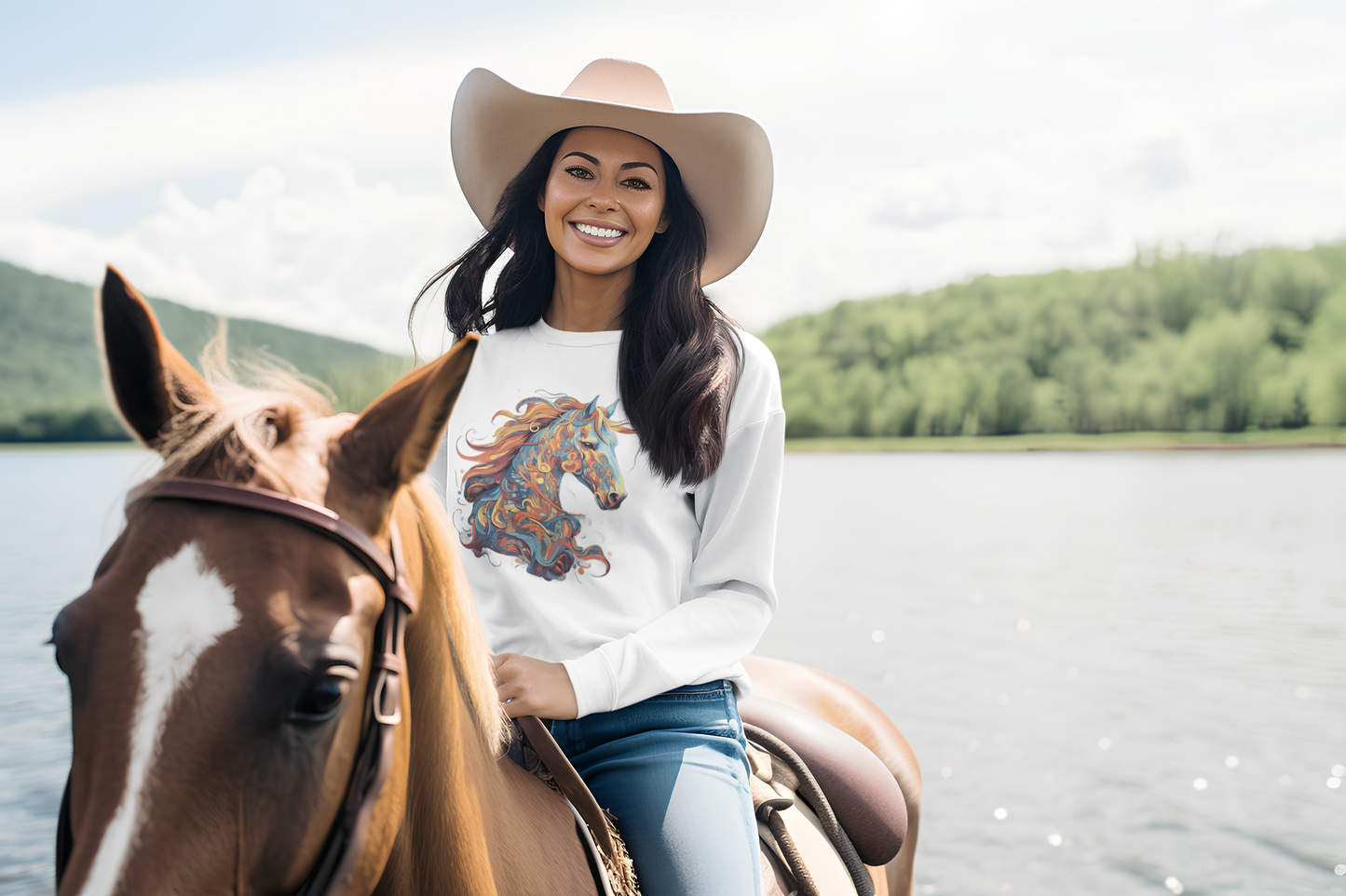 Horse Spirit - Adult Crewneck