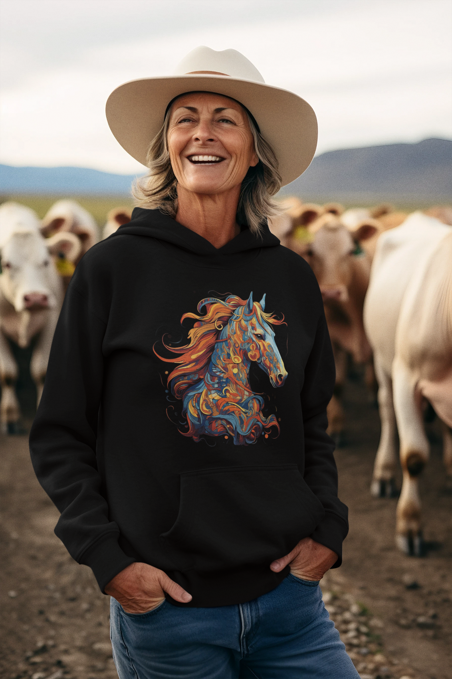 Horse Spirit - Adult Hoodie