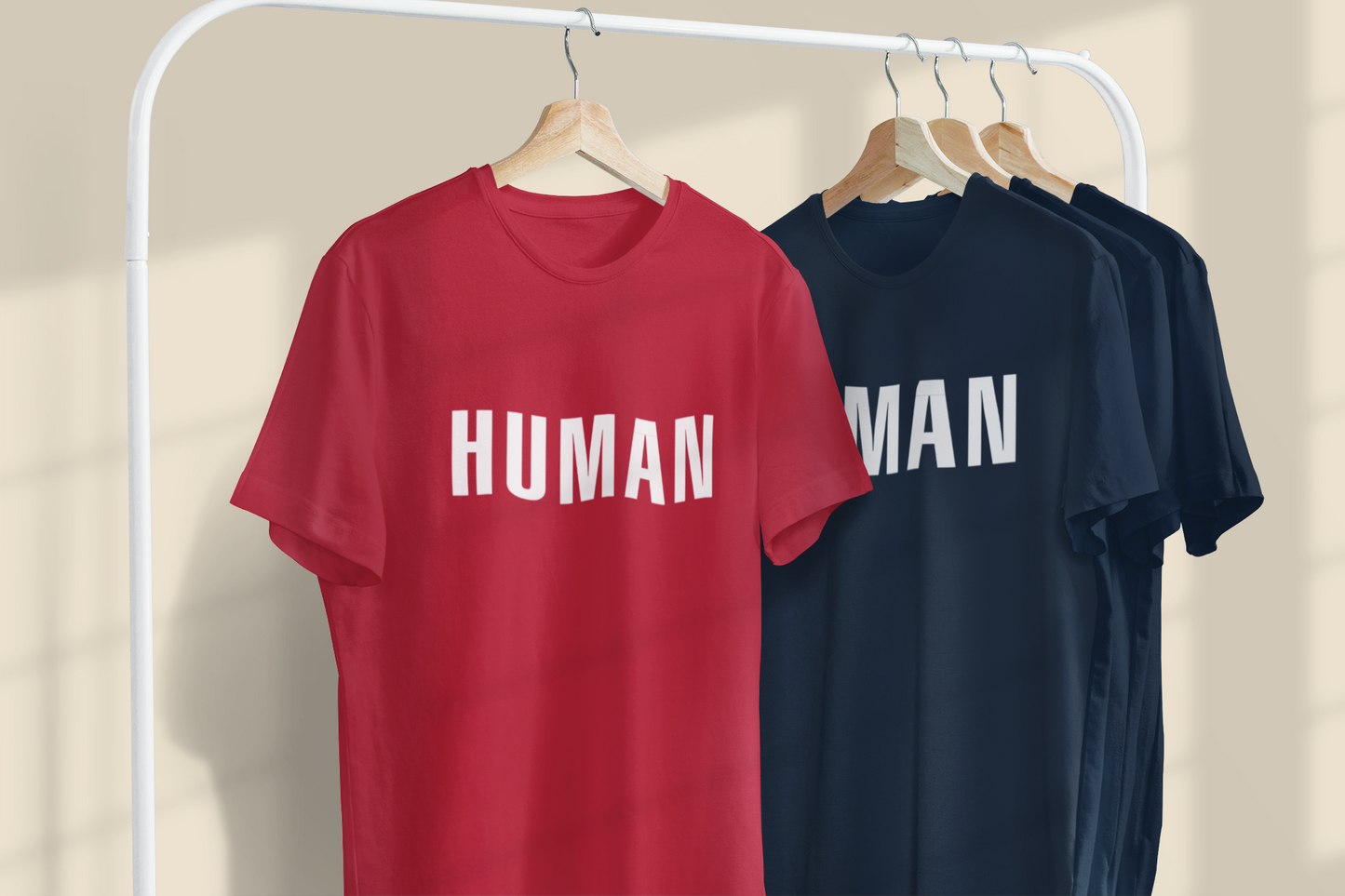 HUMAN (white text) - Tee