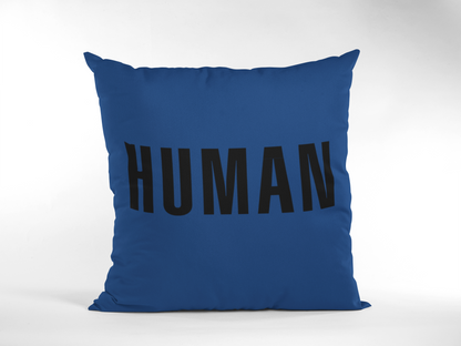 Cushion Cover - HUMAN (Black Text)