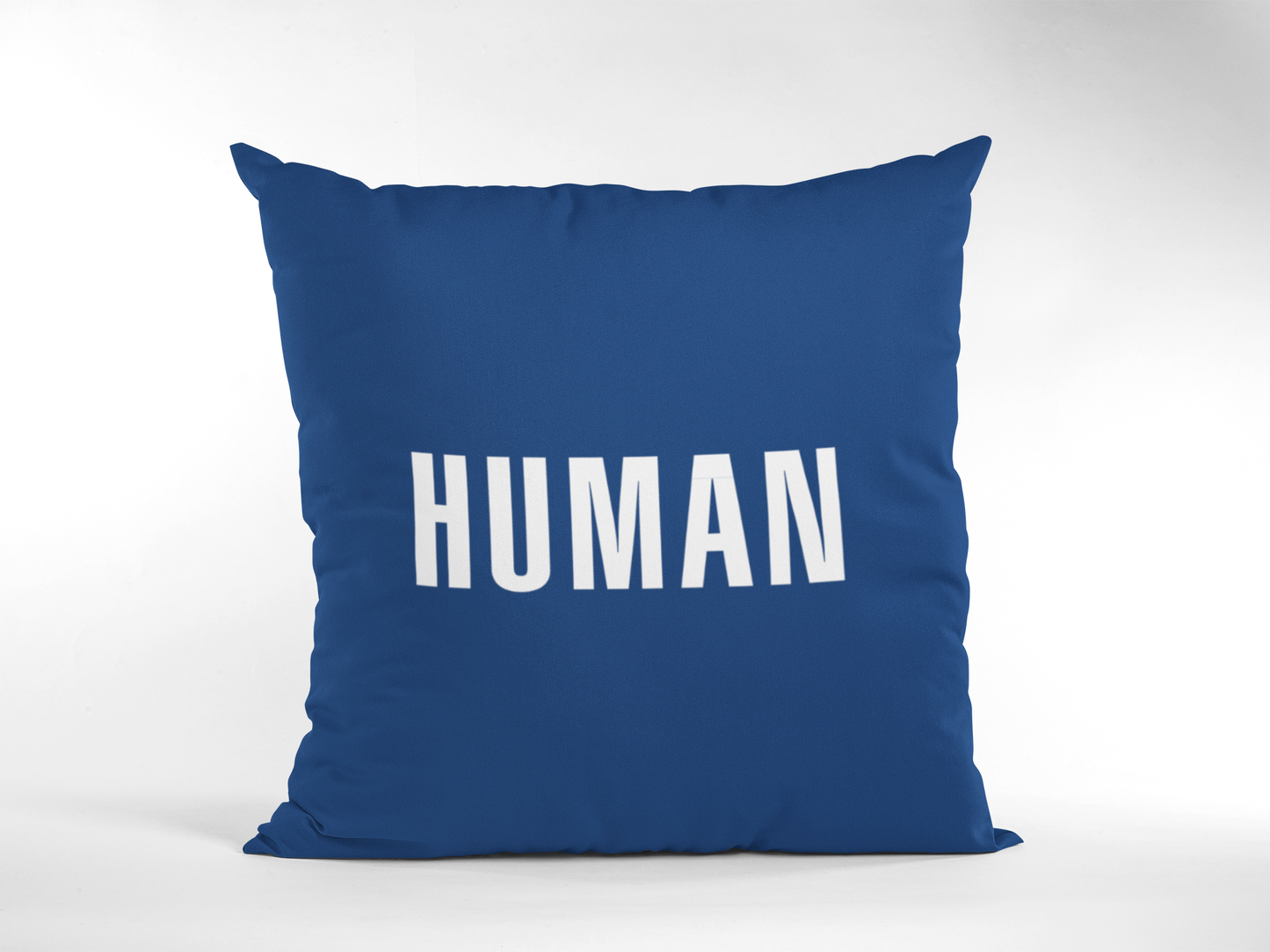 Cushion Cover - HUMAN (White Text)