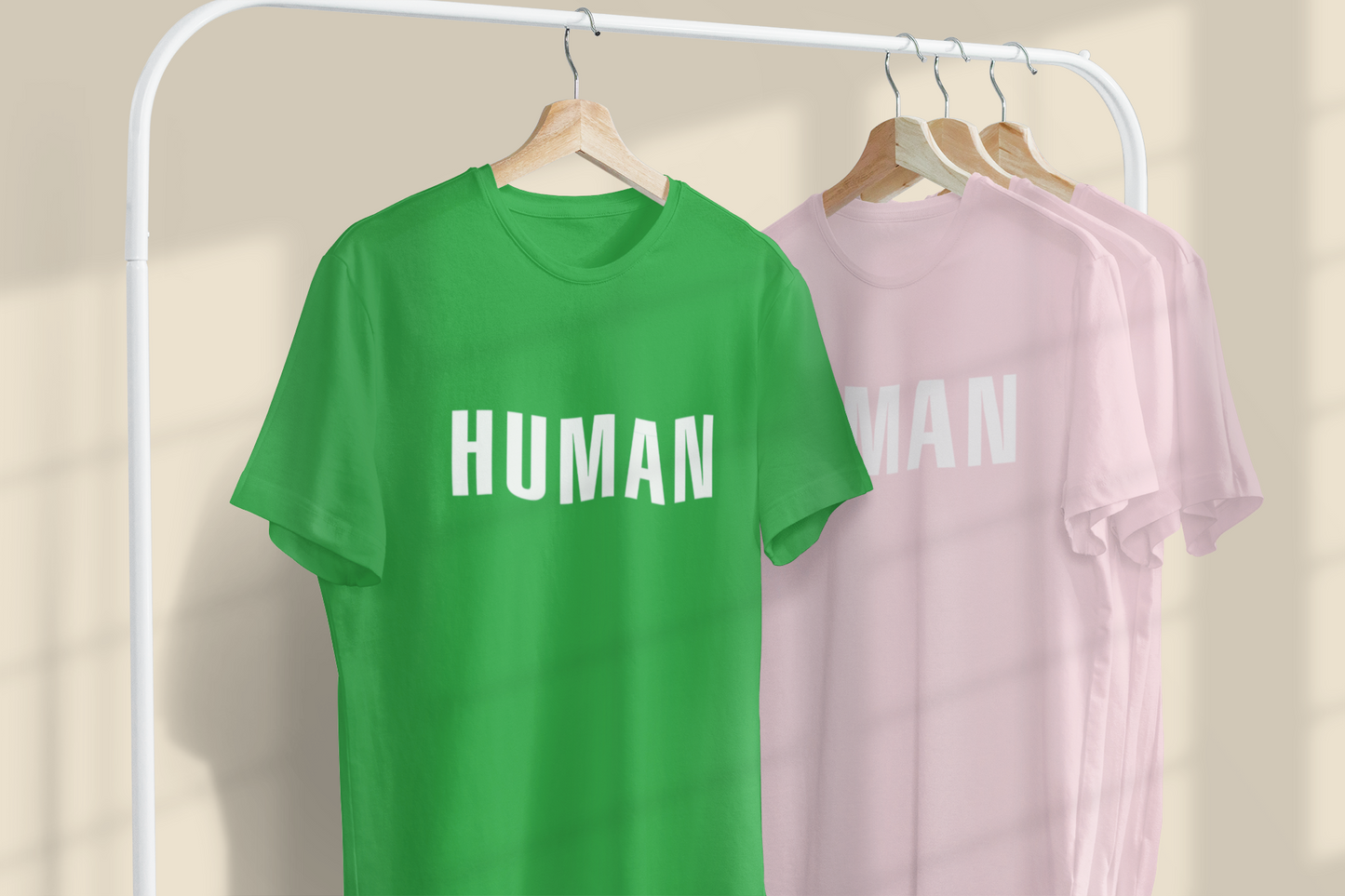 HUMAN (white text) - Tee