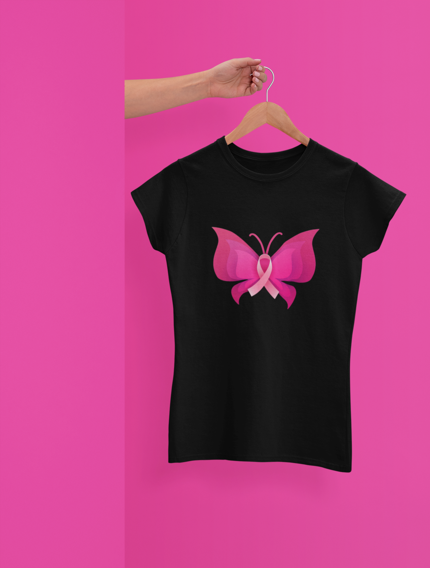 Breast Cancer Awareness - Fly The Butterfly Ribbon