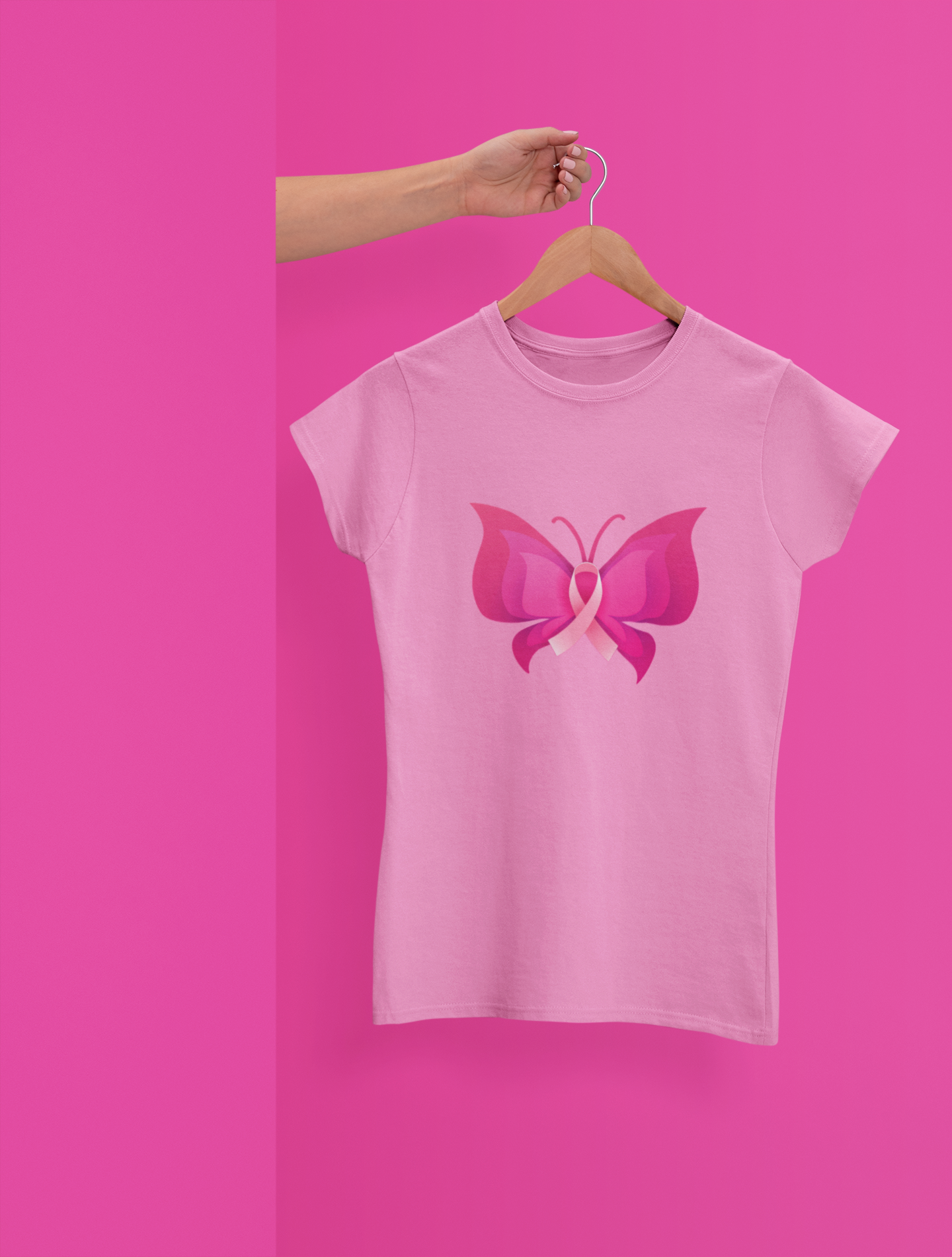 Breast Cancer Awareness - Fly The Butterfly Ribbon