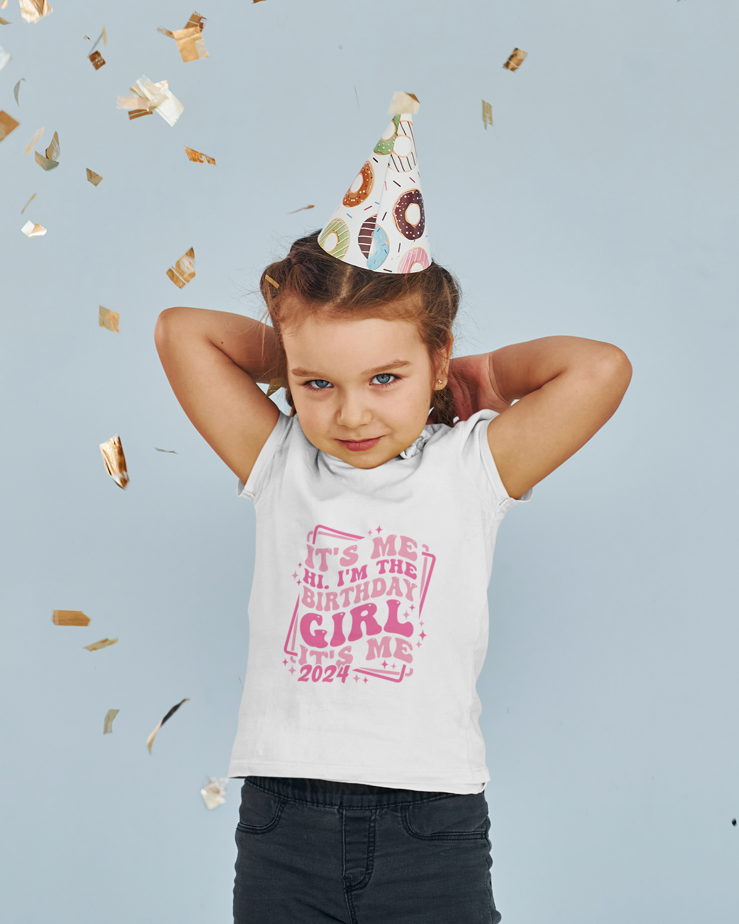 Its Me Hi, I'm The Birthday Girl - Kids Tee