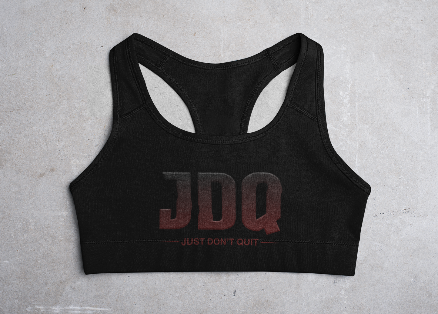 Active Bra Top - JDQ - Just Don't Quit