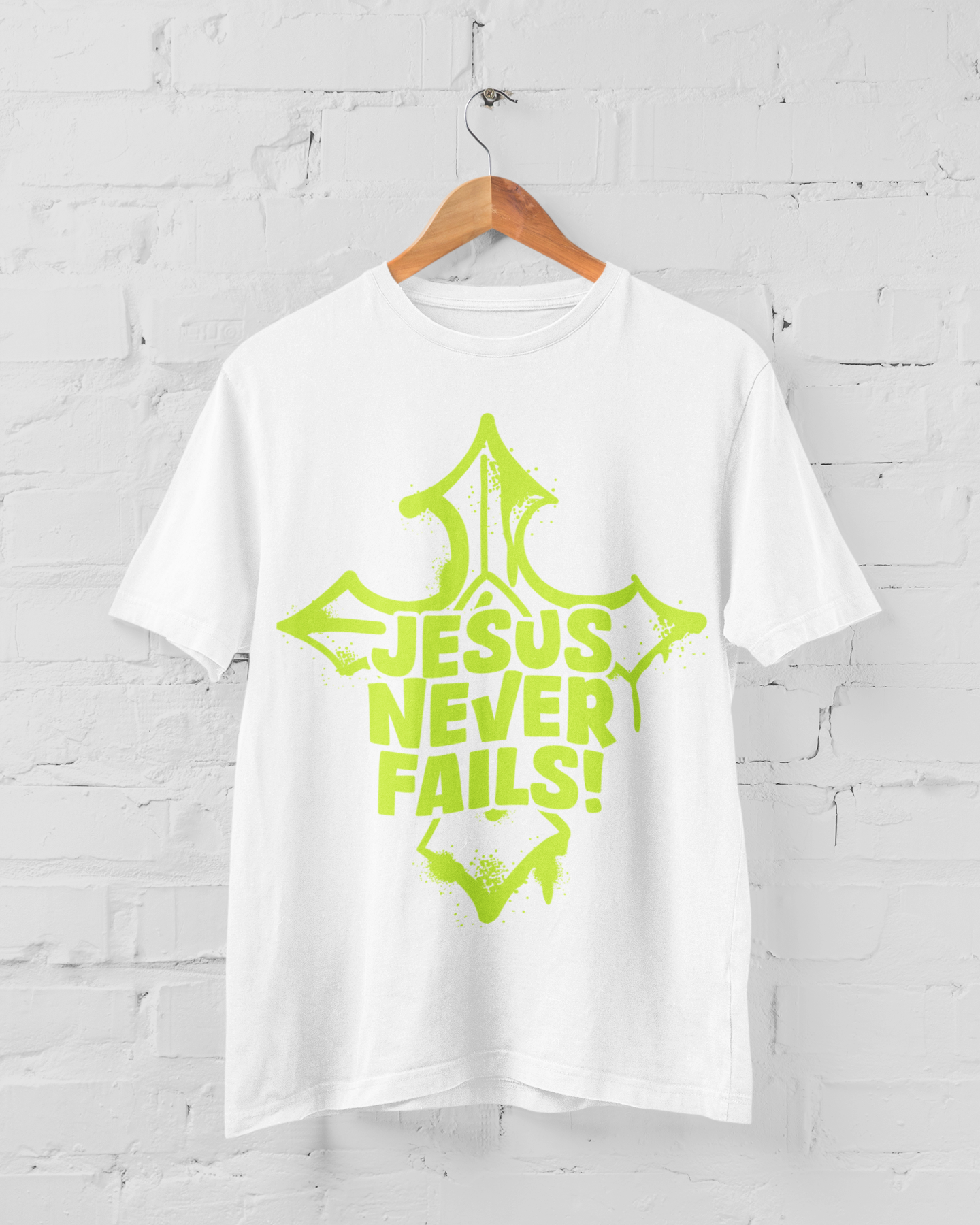 Jesus Never Fails - Adult Tee