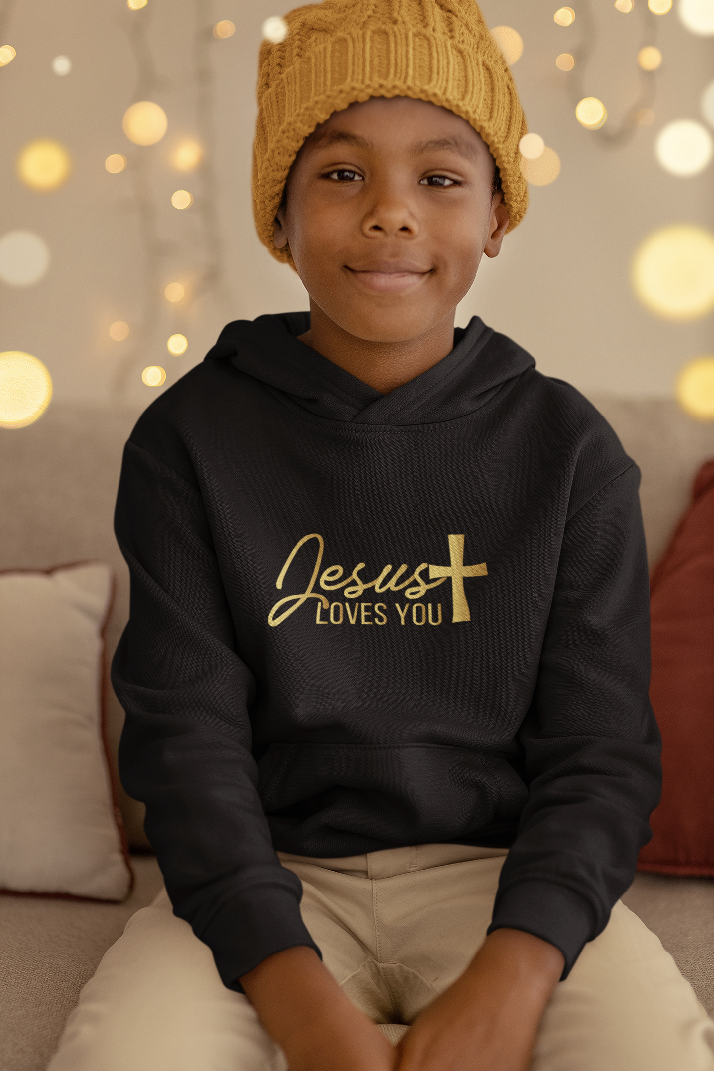 Jesus Loves You - Childrens  Hoodie