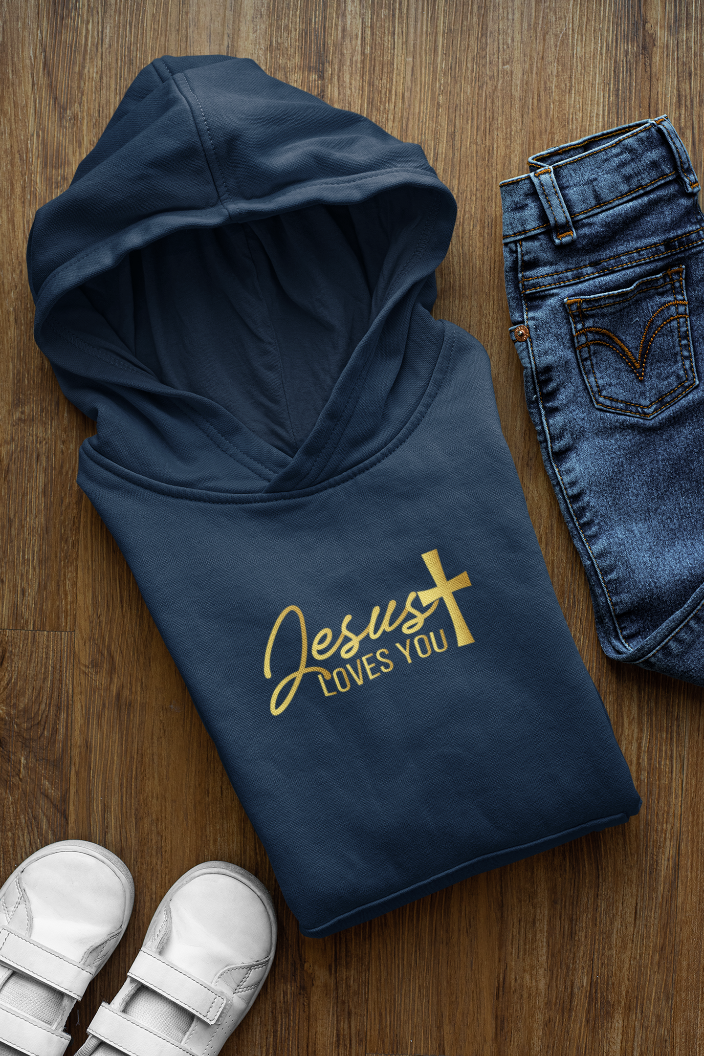 Jesus Loves You - Childrens  Hoodie