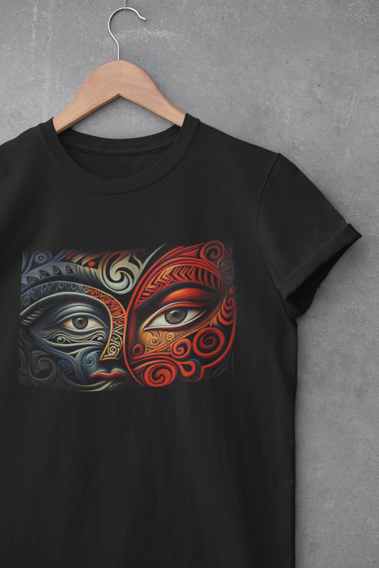 Kanohi ki te kanohi  (eyes to eye) (face to face) - Adult Tee