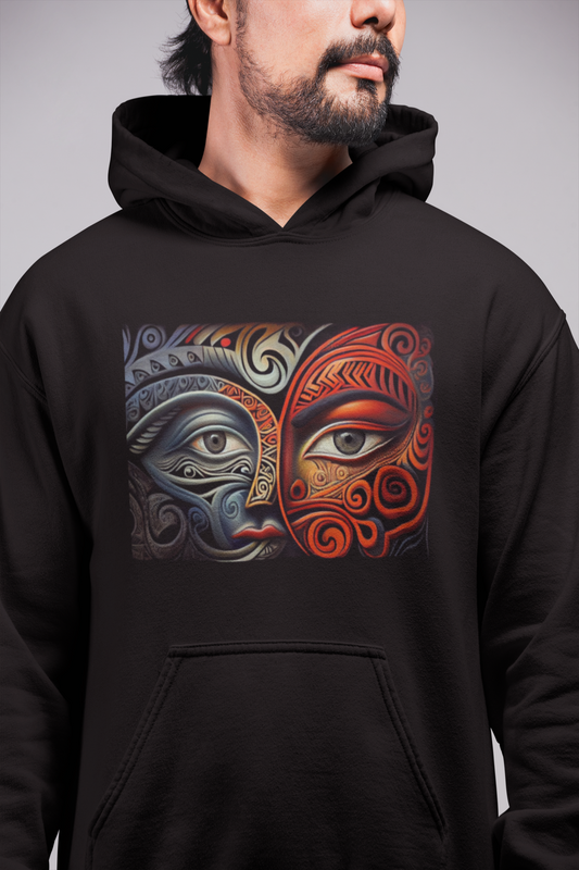 Kanohi ki te kanohi (eye to eye) (face to face)  Hoodie