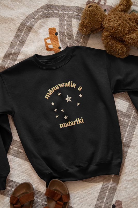 mānawatia a matariki (classic) - Kids Sweatshirt