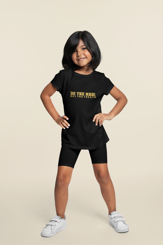 Do The Mahi , Get The Treats (gold/kaki text) -  Kids Tee