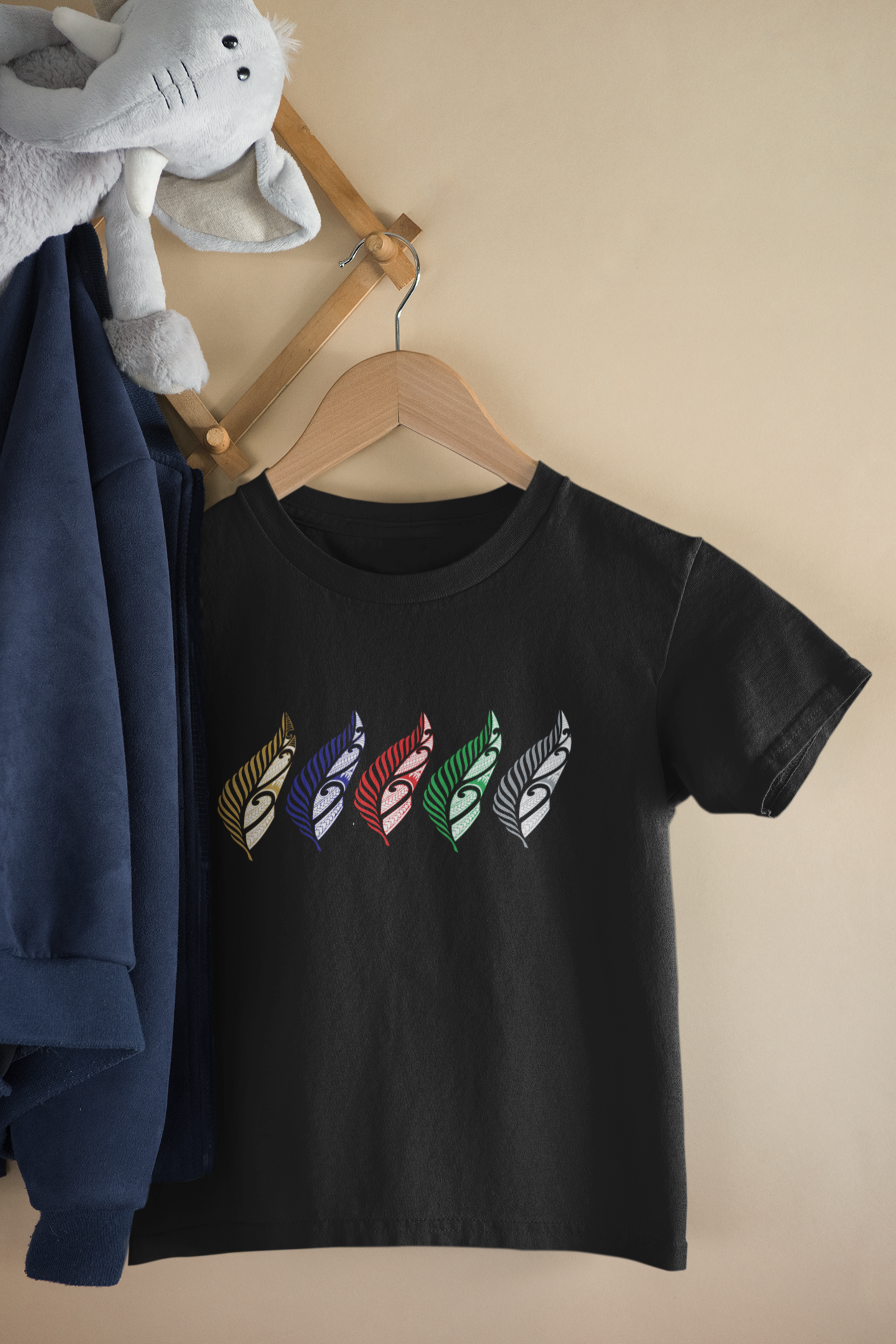 Unique Kiwi Collect - Childrens Tee - Koru 's