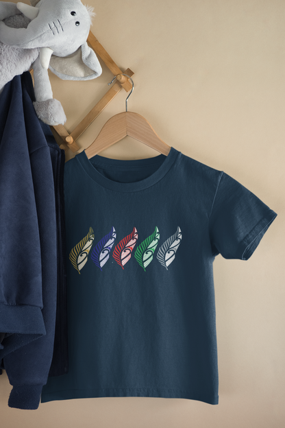 Unique Kiwi Collect - Childrens Tee - Ferns