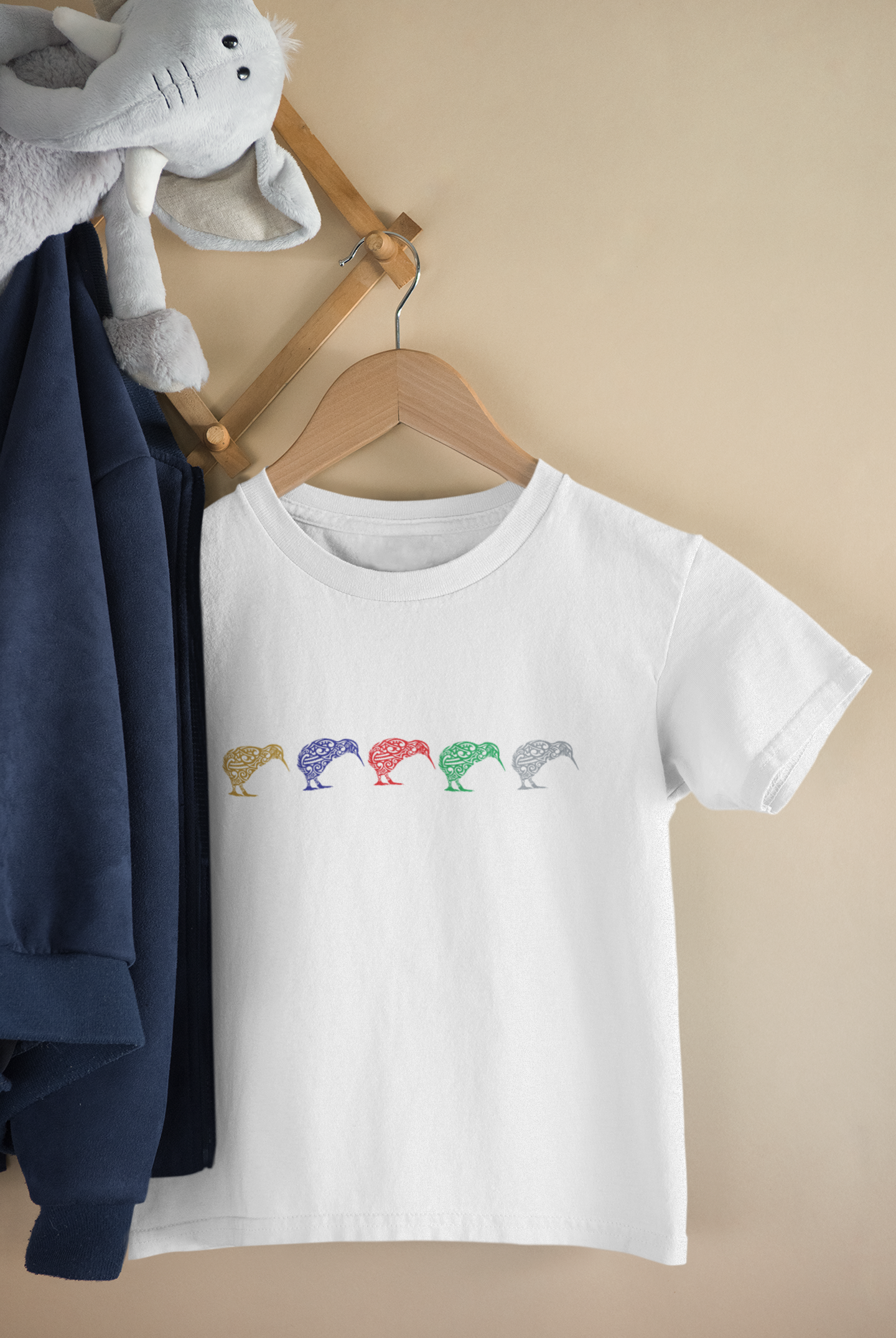 Unique Kiwi Collect - Childrens Tee - Ferns