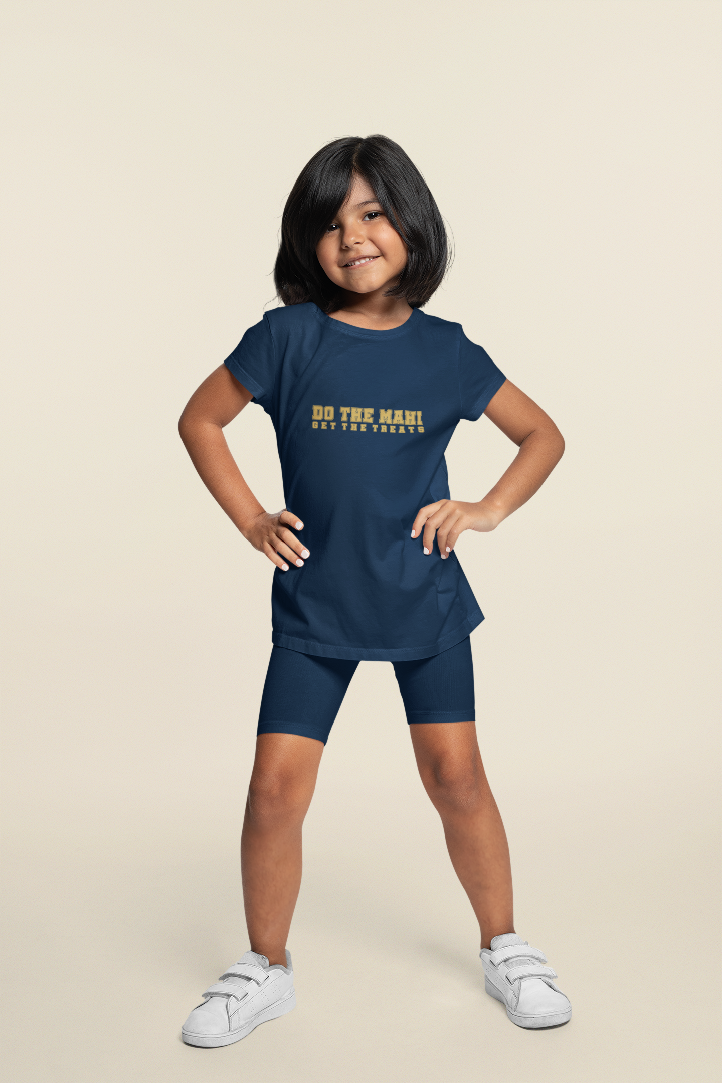 Do The Mahi , Get The Treats (gold/kaki text) -  Kids Tee