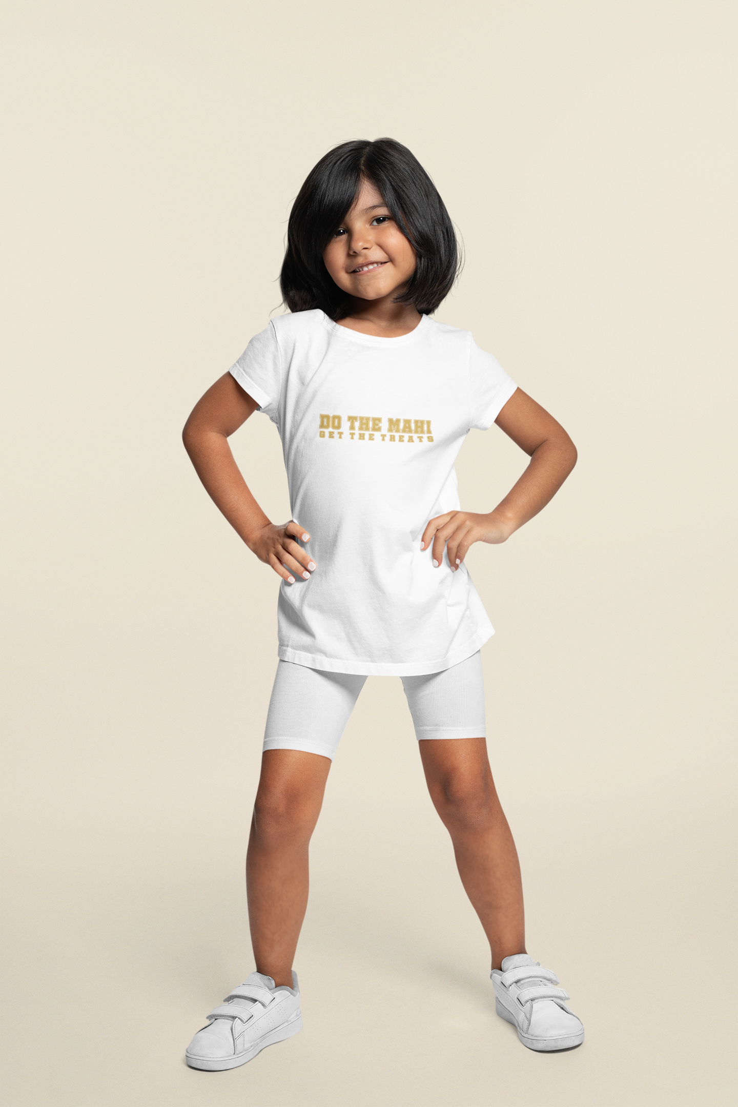 Do The Mahi , Get The Treats (gold/kaki text) -  Kids Tee