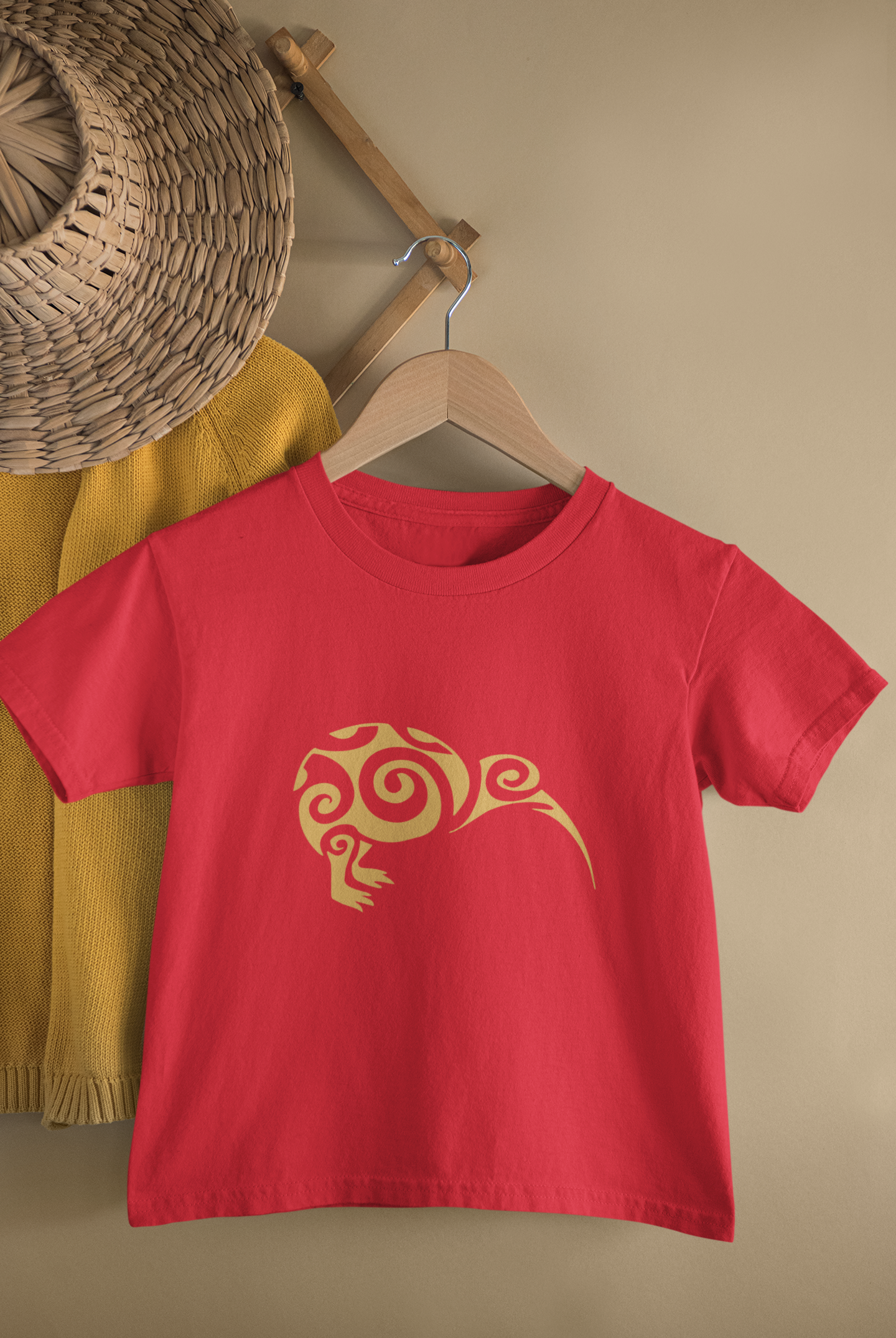 Simply A Kiwi - Gold - Kids Tee