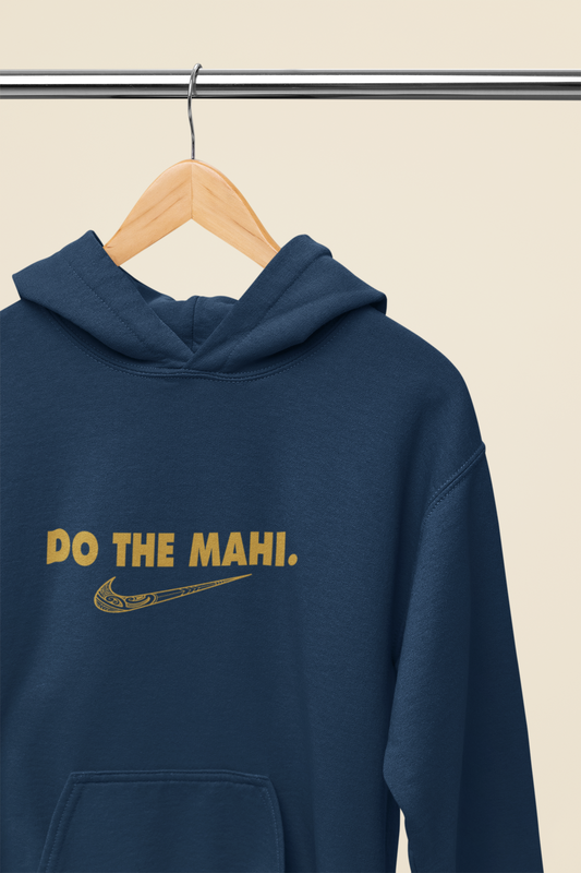 Do The Mahi (large tick) - Kaki -   HOODIE