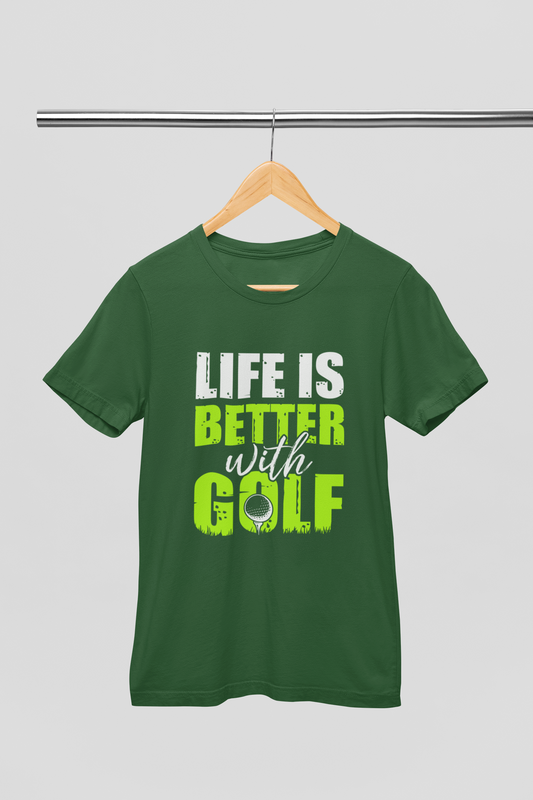 Life Is Better With Golf - Adult Tee