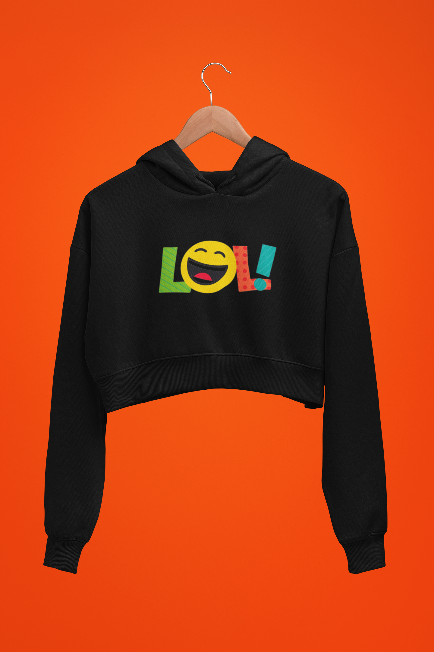 LOL! - Cropped Hoodie/Sweat