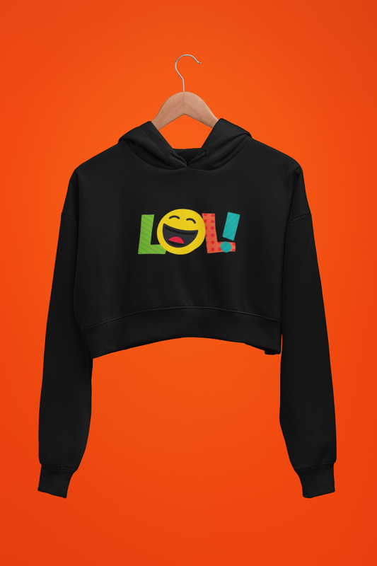 LOL! - Cropped Hoodie/Sweat