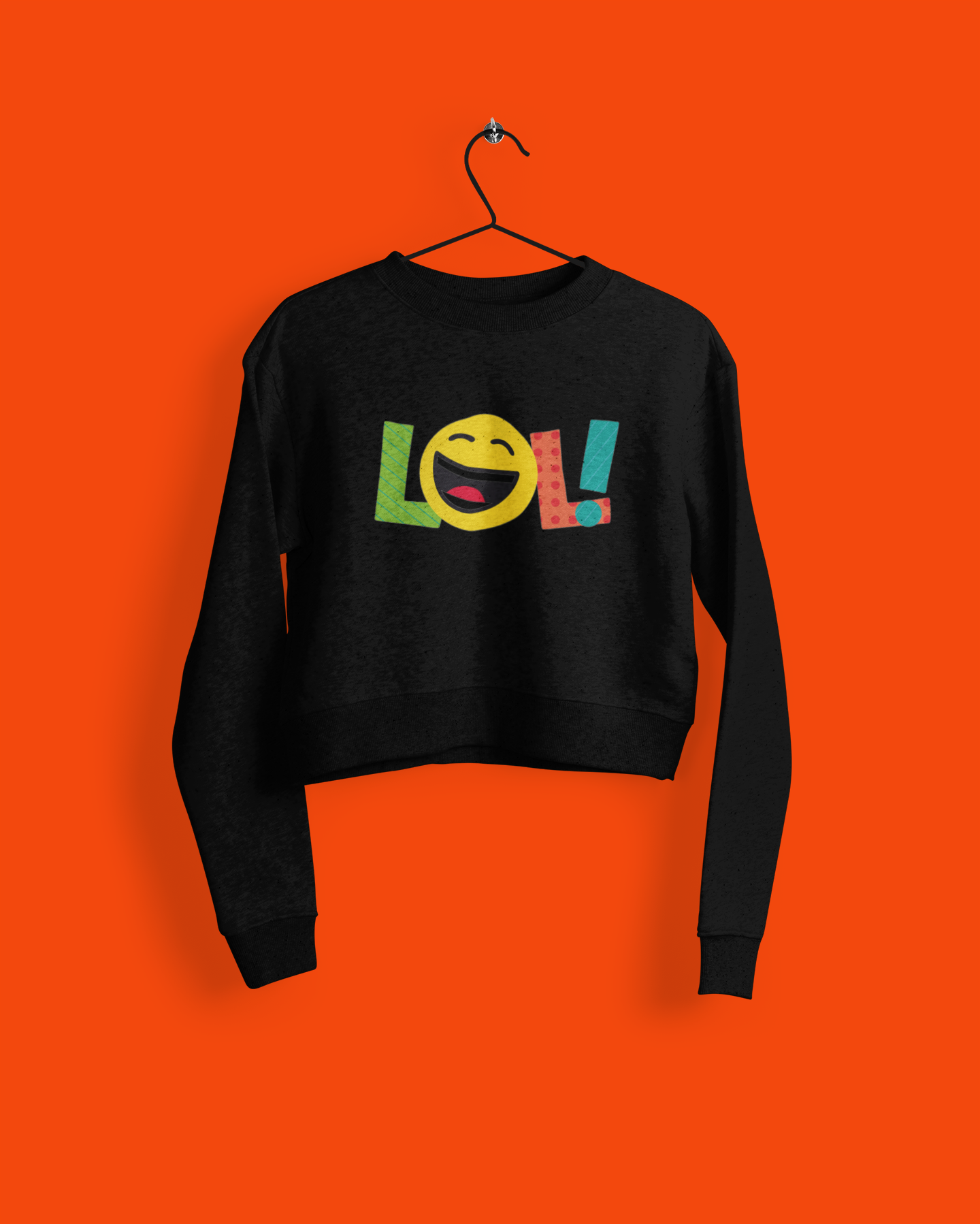 LOL! - Cropped Hoodie/Sweat