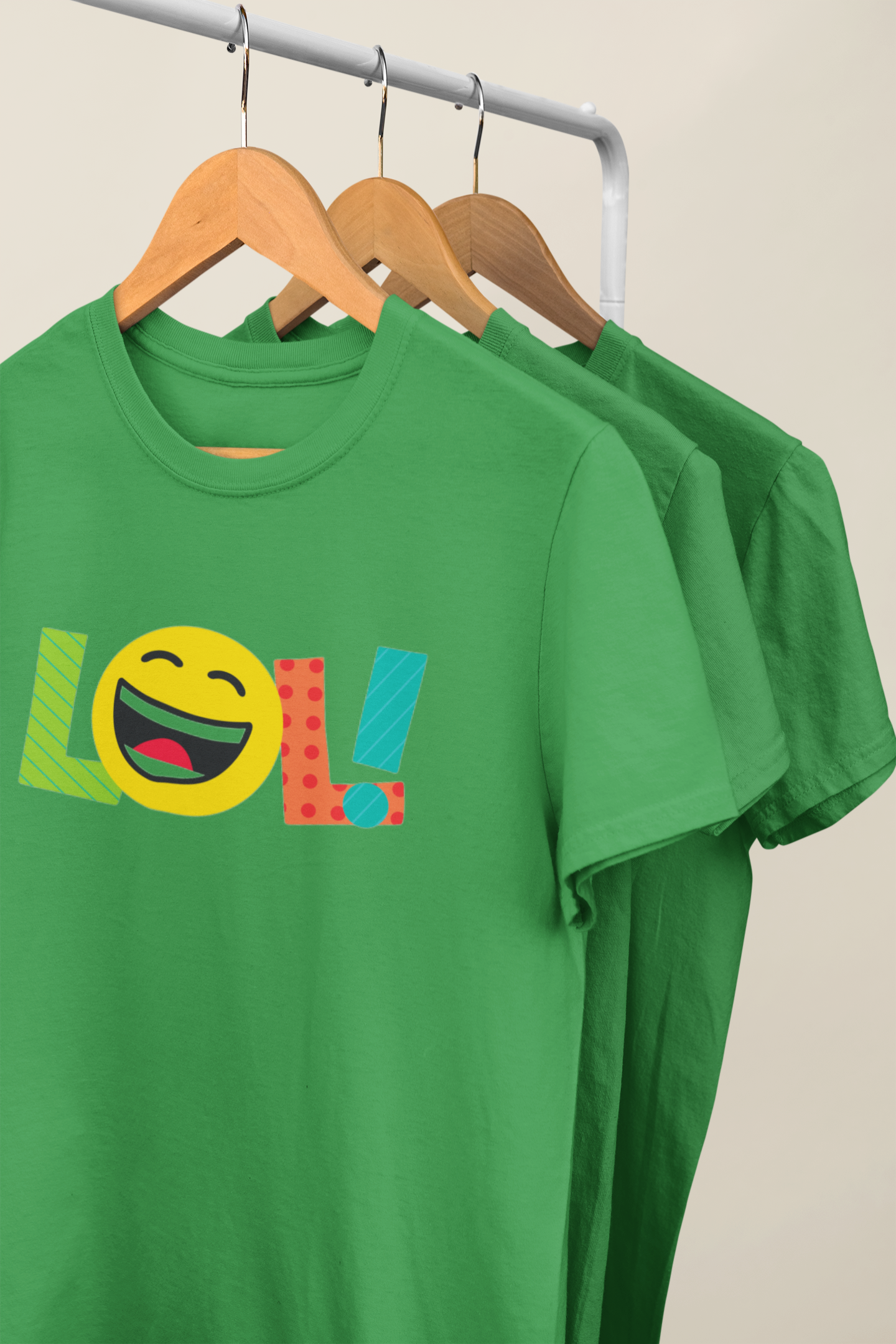 LOL! Tee (Green, Yellow, Orange, Purple)